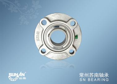 Corrosion Resistance Mounted Stainless Steel Pillow Block Bearing Units Round Housing