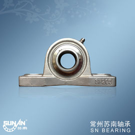 China Bloque de almohada industrial del acero inoxidable que lleva SSUCP205, unidad montada del rodamiento de bolitas distribuidor